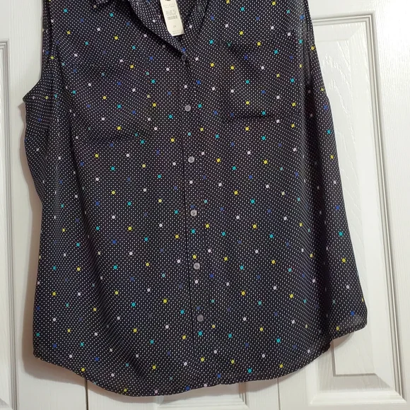 Talbots Size 2X sleeveless blouse. NWT - Picture 2 of 2